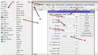 cách NAT Port, Forward port trên Router MikroTik